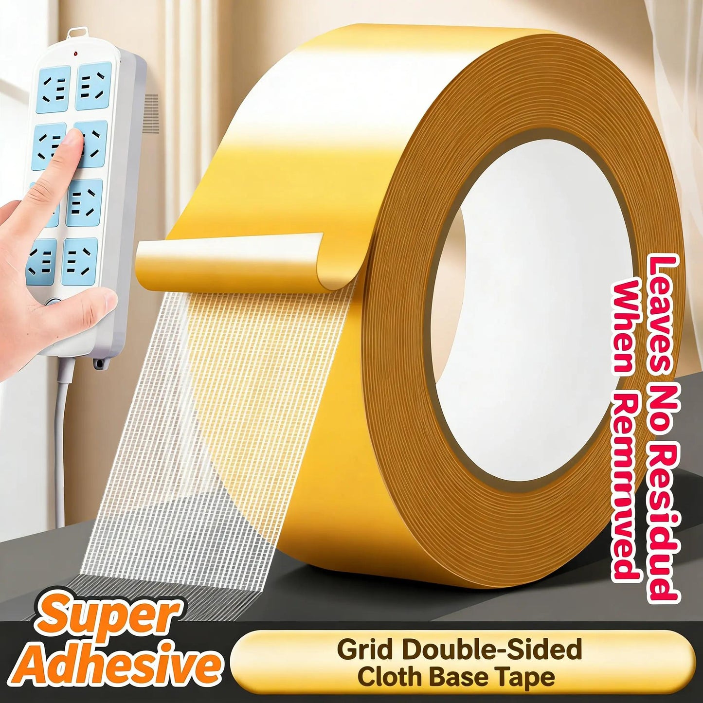 GripTape™ - Heavy-Duty Grid Double-Sided Tape