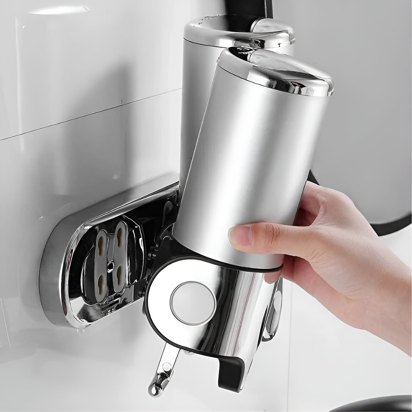 Marbello – Wall-Mounted Soap Dispenser in Marble Look
